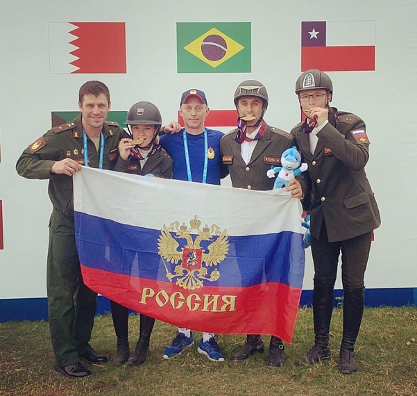 The Russian team won the team Gold at the World War Games in China