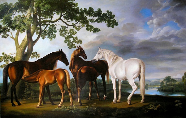 Horse paintitng by George Stubbs