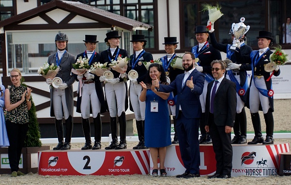 RUSSIAN DRESSAGE TEAM WON THE COMMAND LICENSE FOR OLYMPIC GAMES IN TOKYO