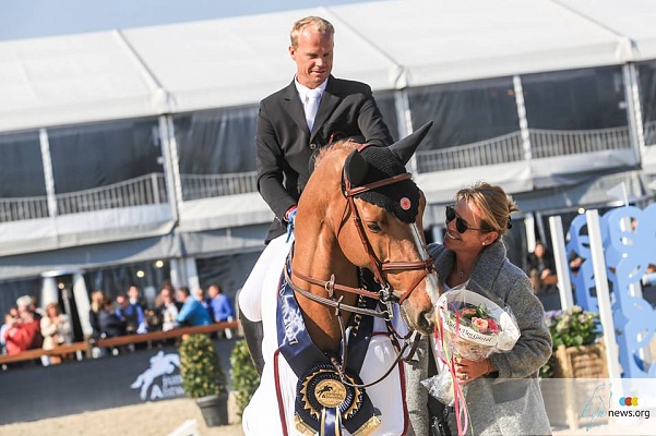 Бельгийский конкурист Джером Гурей получил в работу новую лошадь